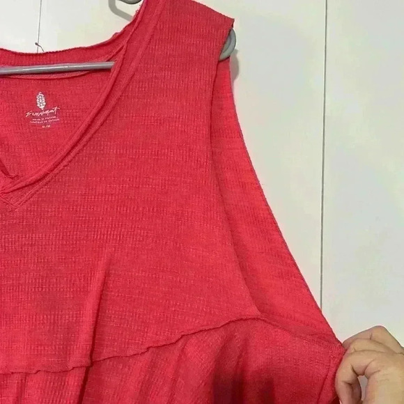 Free people, movement, pink tank top shirt fp movement - Picture 4 of 6